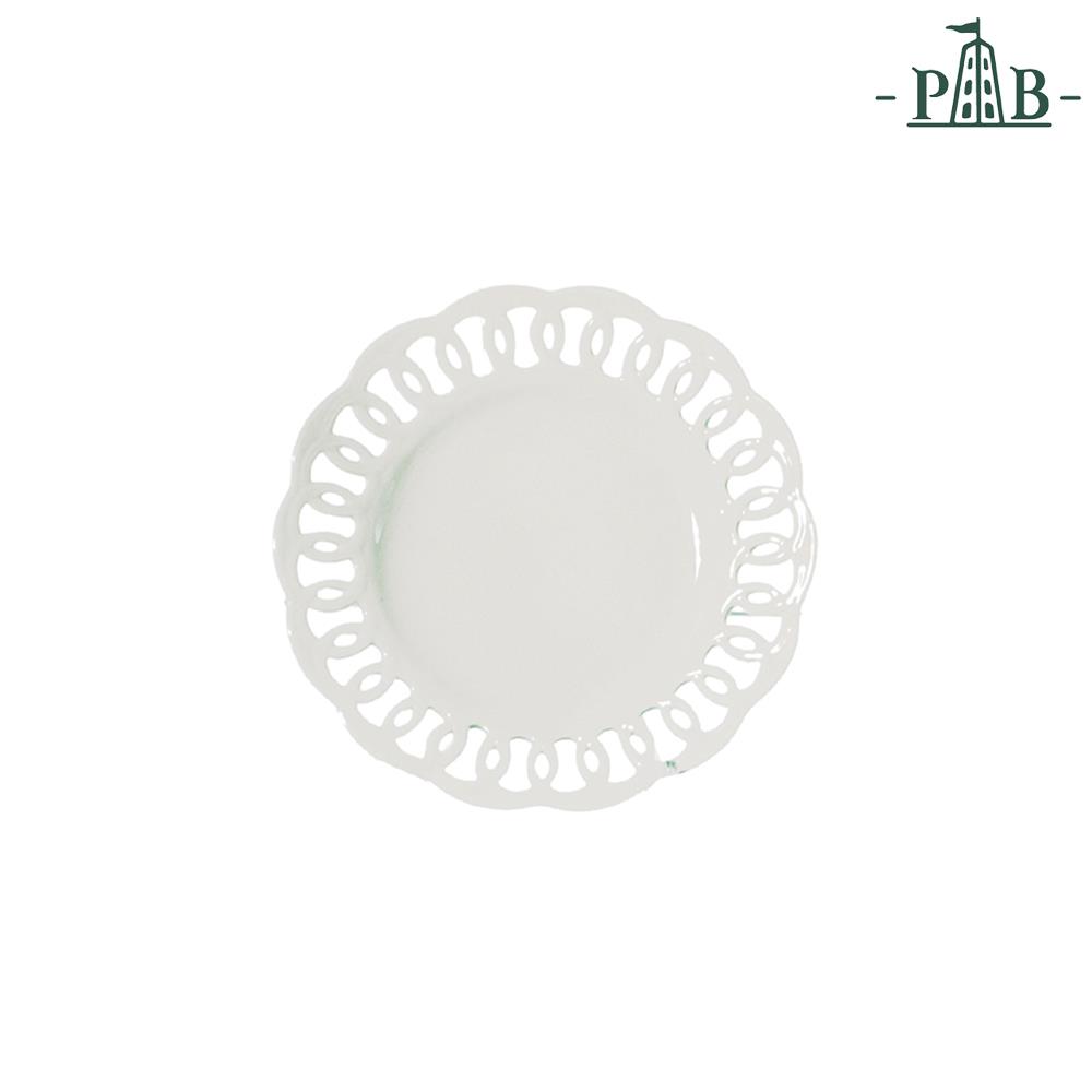 PORCELLANA BIANCA							 							PIATTO TRAFORATO FIRENZE