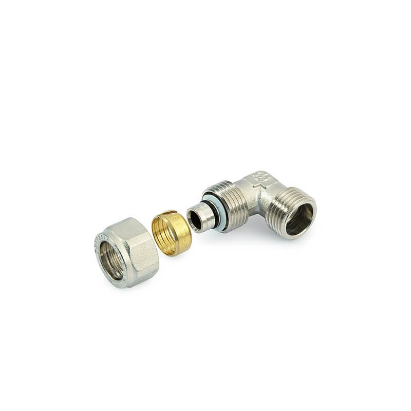 Angolo Maschio Nicheltato 5300 Comprex diam.1/2"x 16 Spessore 2.0 - General Fittings