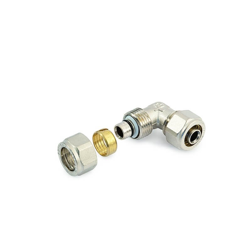 Angolo Doppio Nichelato 5300 Comprex diam.16 Spessore 2.0 - General Fittings