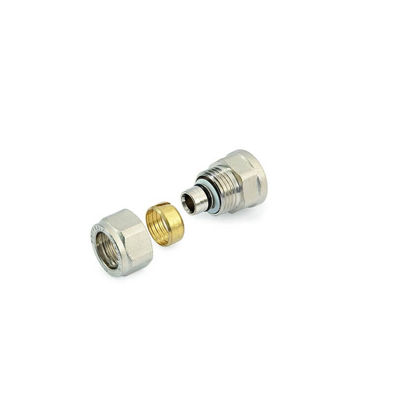 Raccordo Dritto Femmina Nichelato 5300 Comprex diam.1/2"x 16 Spessore 2.0 - General Fittings