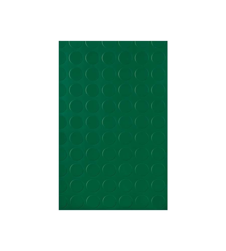 Copripavimento in pvc con rilievo bollo verde 200cm