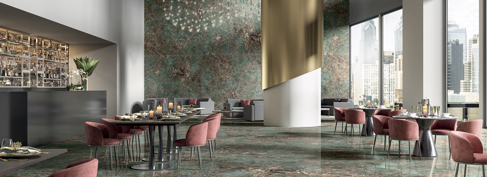 amazonite lucidato sq.300X150-L315446MF6