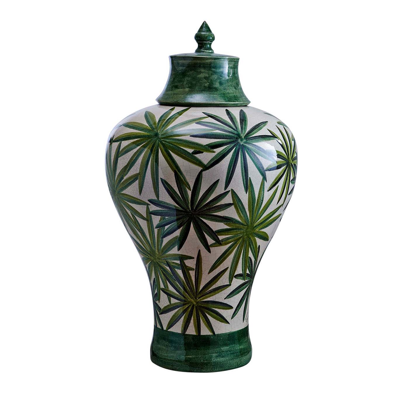 Bonnie Palme Verde Potiche