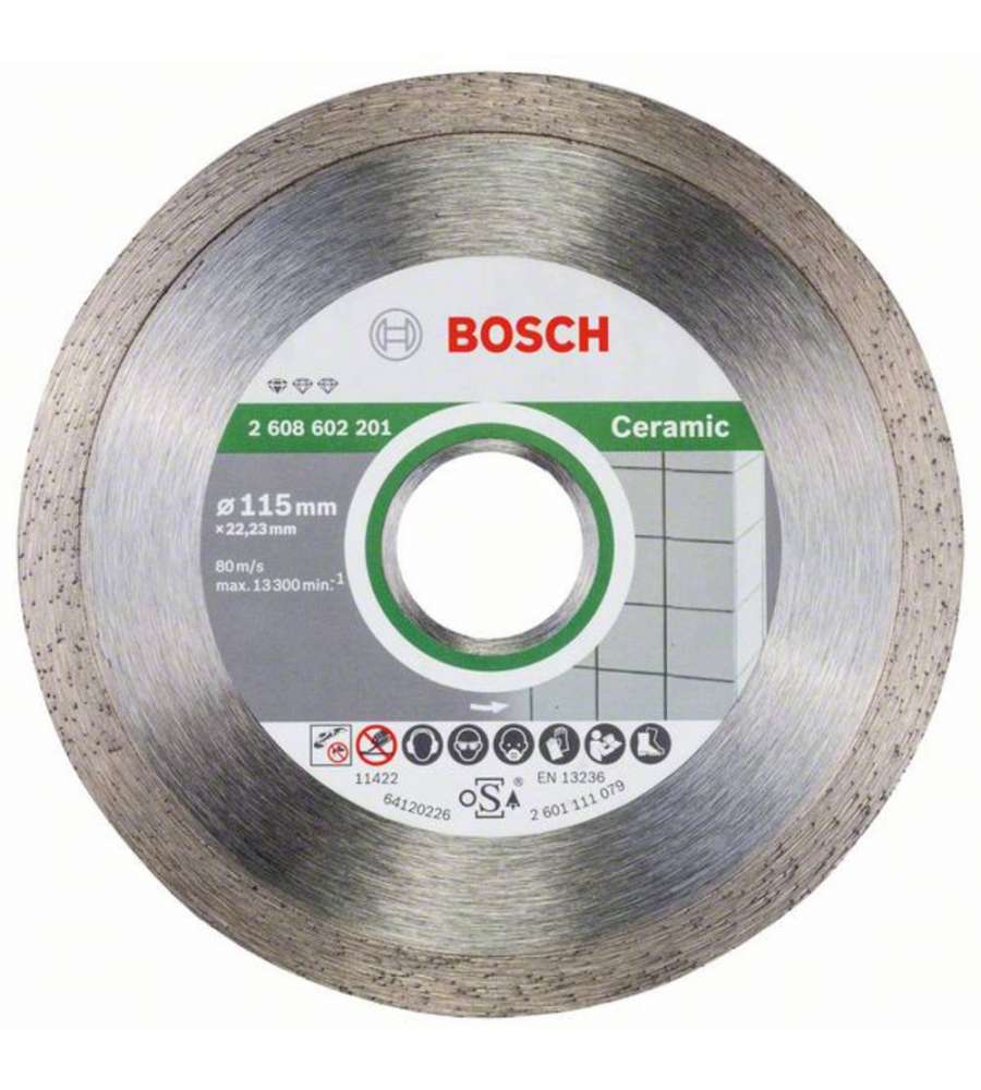 Disco diamantato Diam 115 mm 1pz Bosch Accessories 2608602201