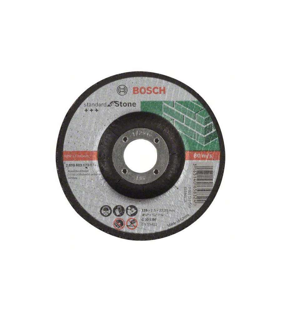 Mola da taglio a centro depresso "Standard for Stone" C 30 S BF Bosch 2608603173