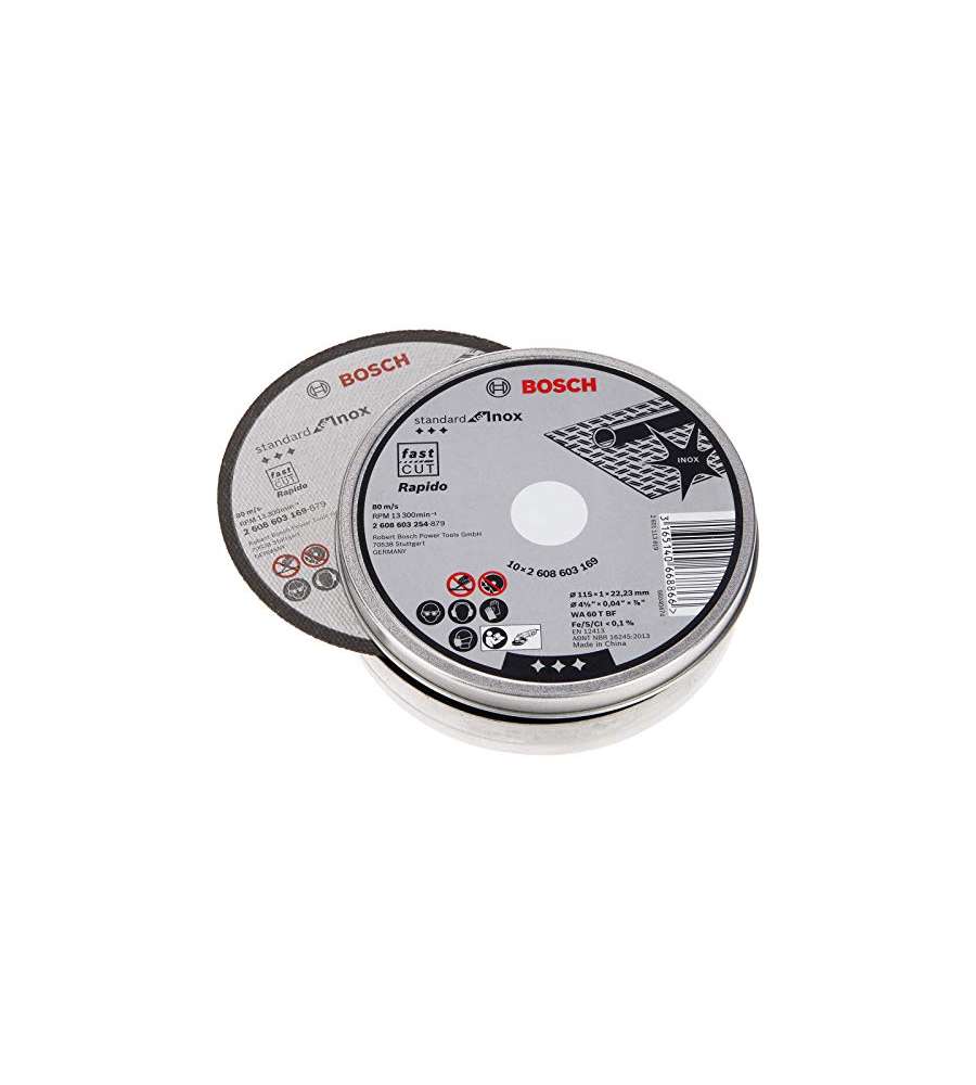 Set mole Bosh 115 mm Inox