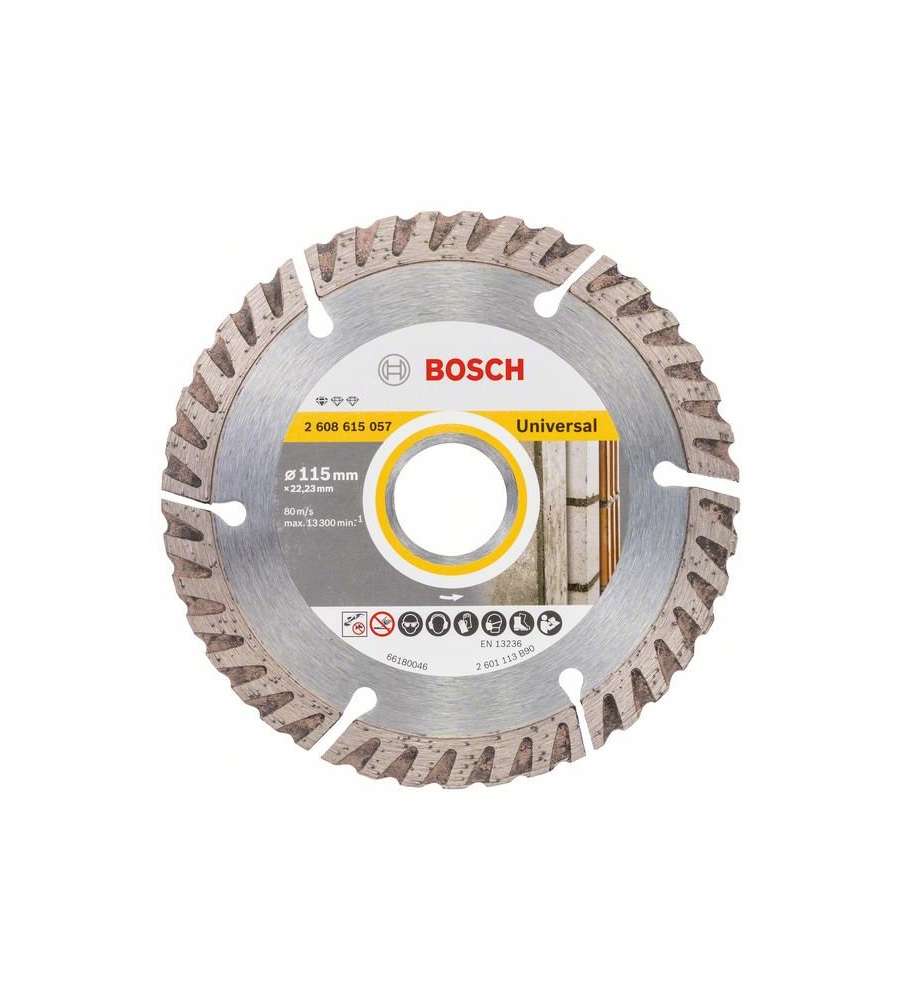 Disco diamantato Universal Standard Bosch Professional diam mm 115x1,6