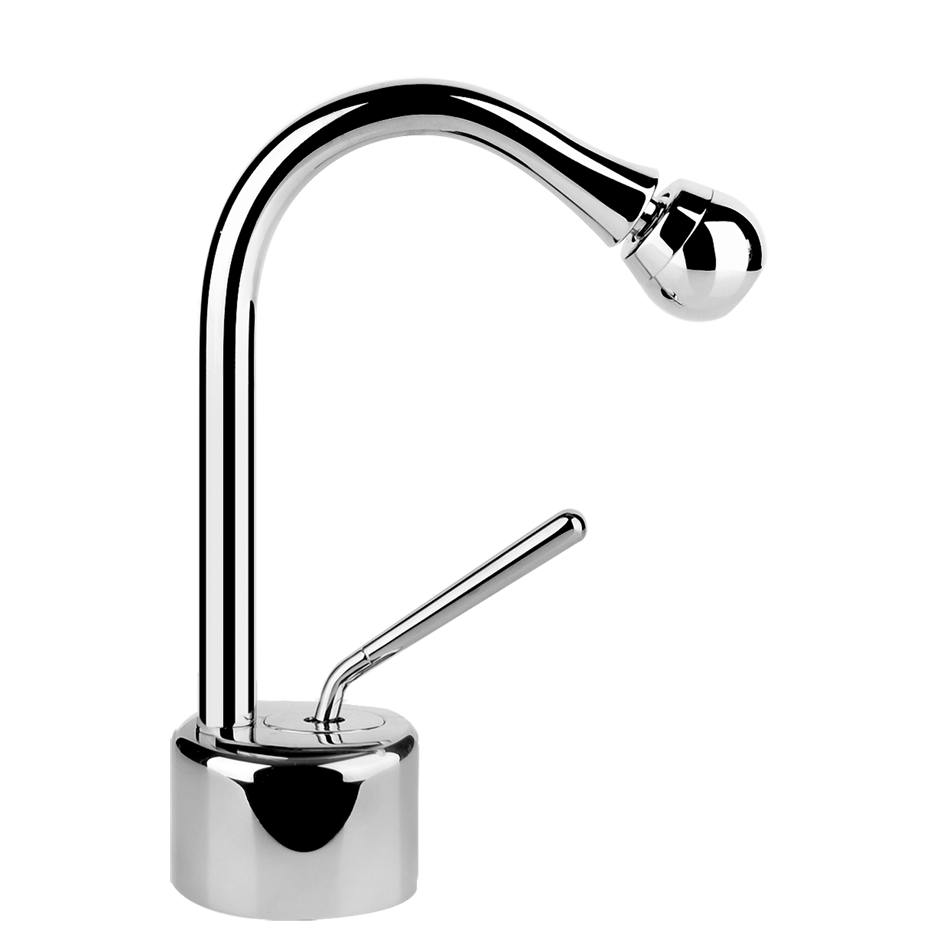GOCCIA Miscelatore Bidet senza scarico con flessibili di collegamento. Bocca girevole.-33607#031