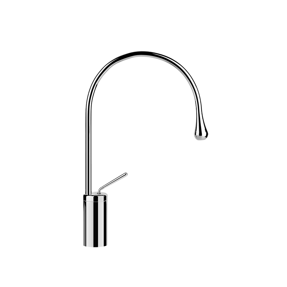 GOCCIA Miscelatore Lavabo medio bocca media senza scarico con flessibili di collegamento. Bocca fissa. Indicare angolo di posizionamento. (positivo in senso orario)-33806#031