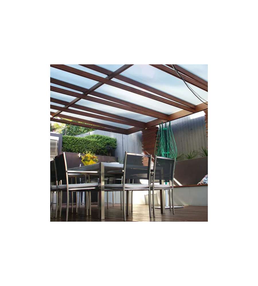 Lastra Policarbonato Alveolare - Crystal - 2000x980 mm