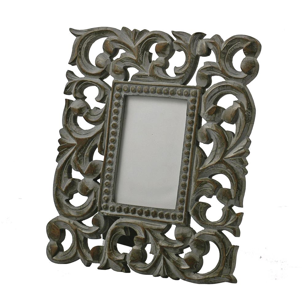 RITUALI DOMESTICI							 							PORTAFOTO GRIMILDE GRIGIO