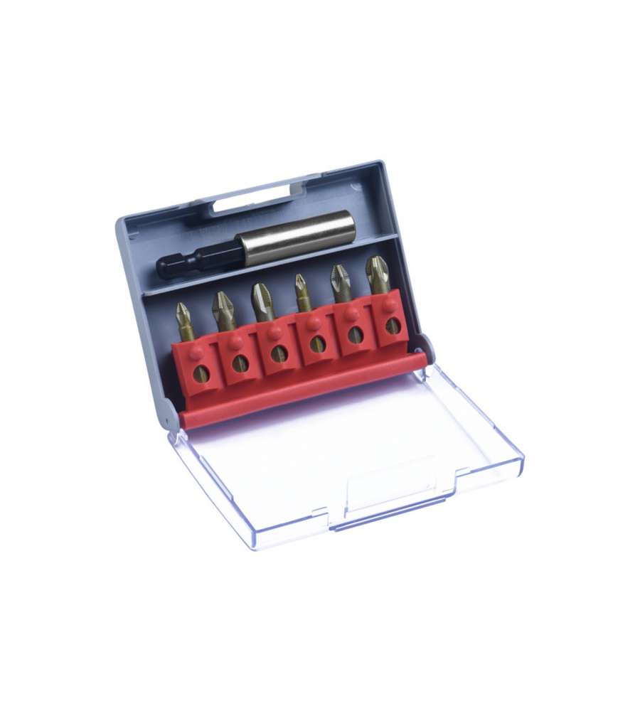 Set inserti PH e PZ Torsion ACR 6 pz. + supporto magnetico