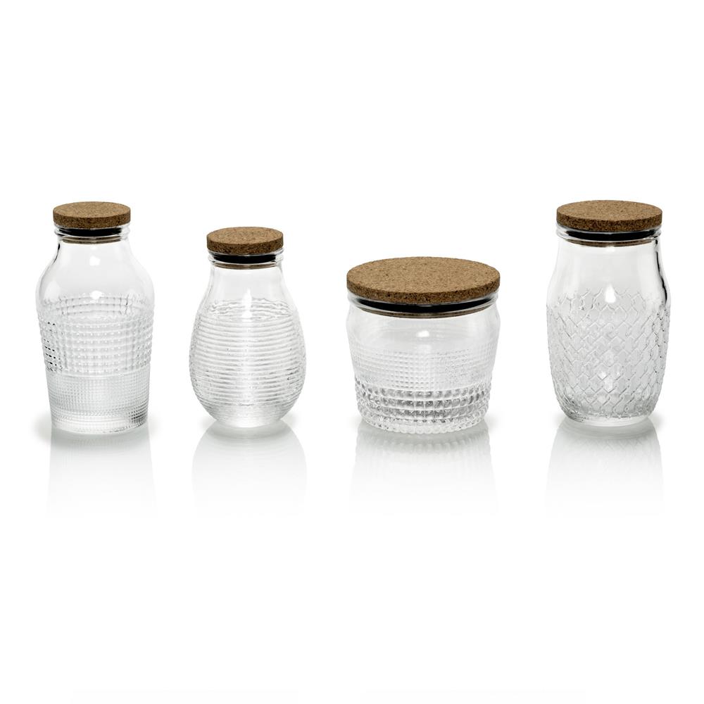 IVV							 							SET 4 BARATTOLI TRASPARENTI BARATTOLANDO
