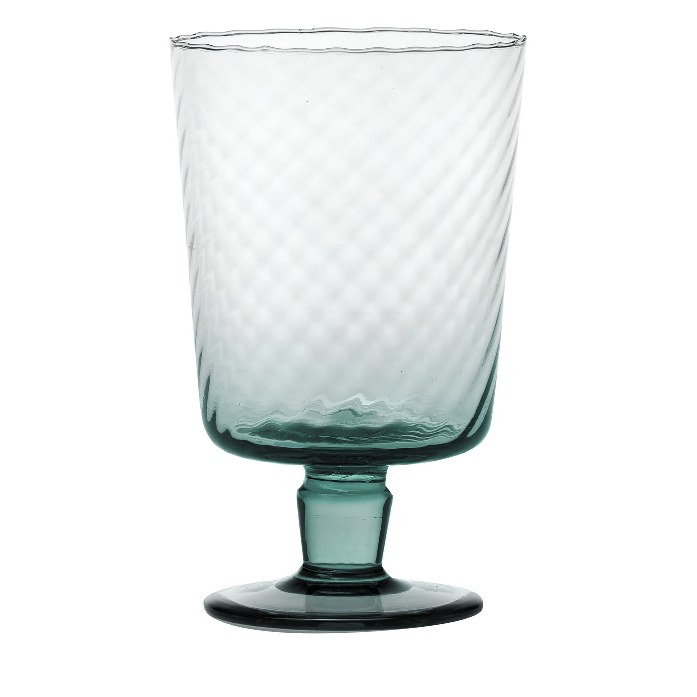 Set di 6 bicchieri a stelo Torsè Acquamarina