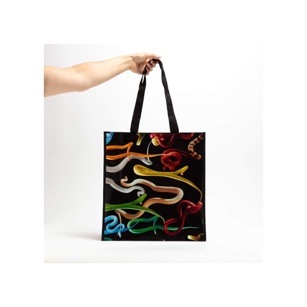 SELETTI							 							SHOPPING BAG SNAKES