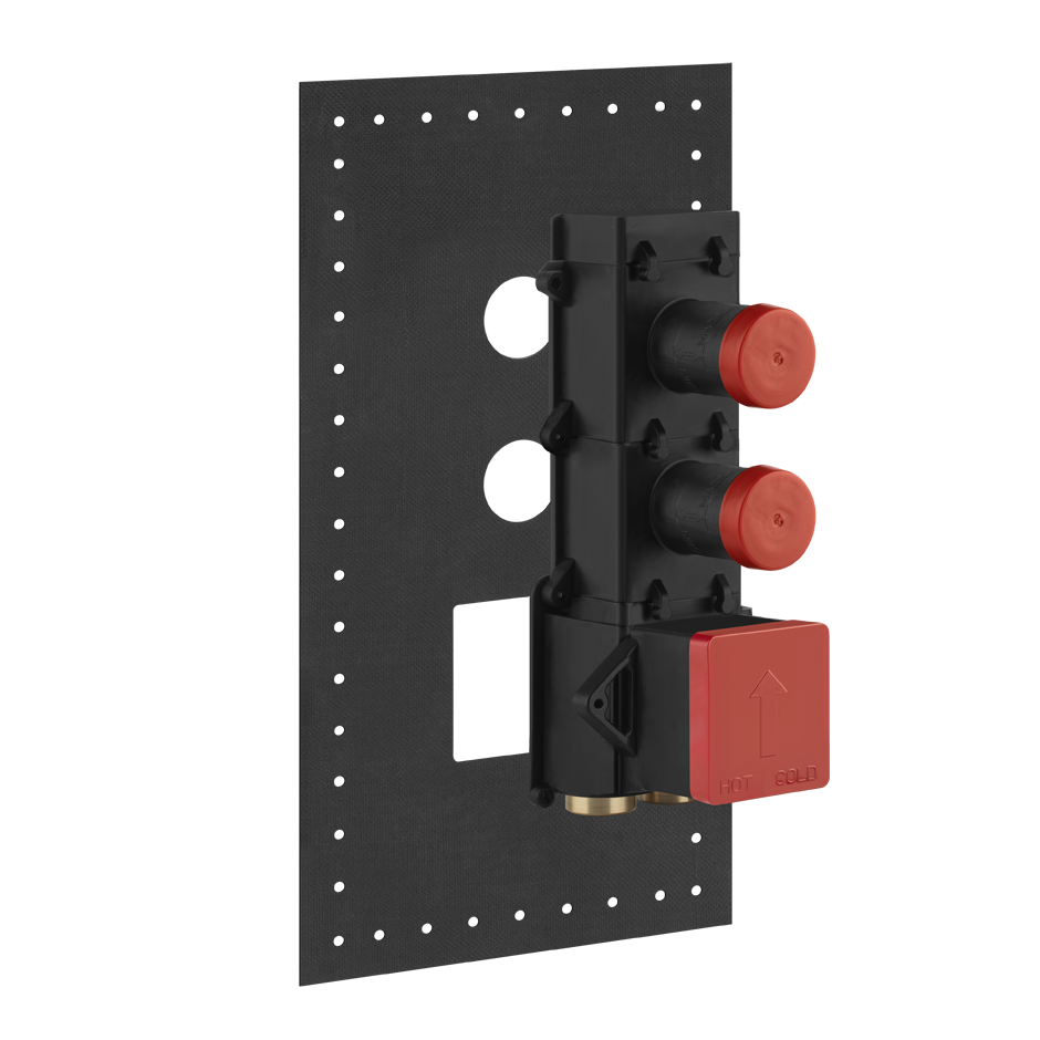 ANELLO Parte incasso Miscelatore termostatico alta portata 2 uscite indipendenti-43103#031