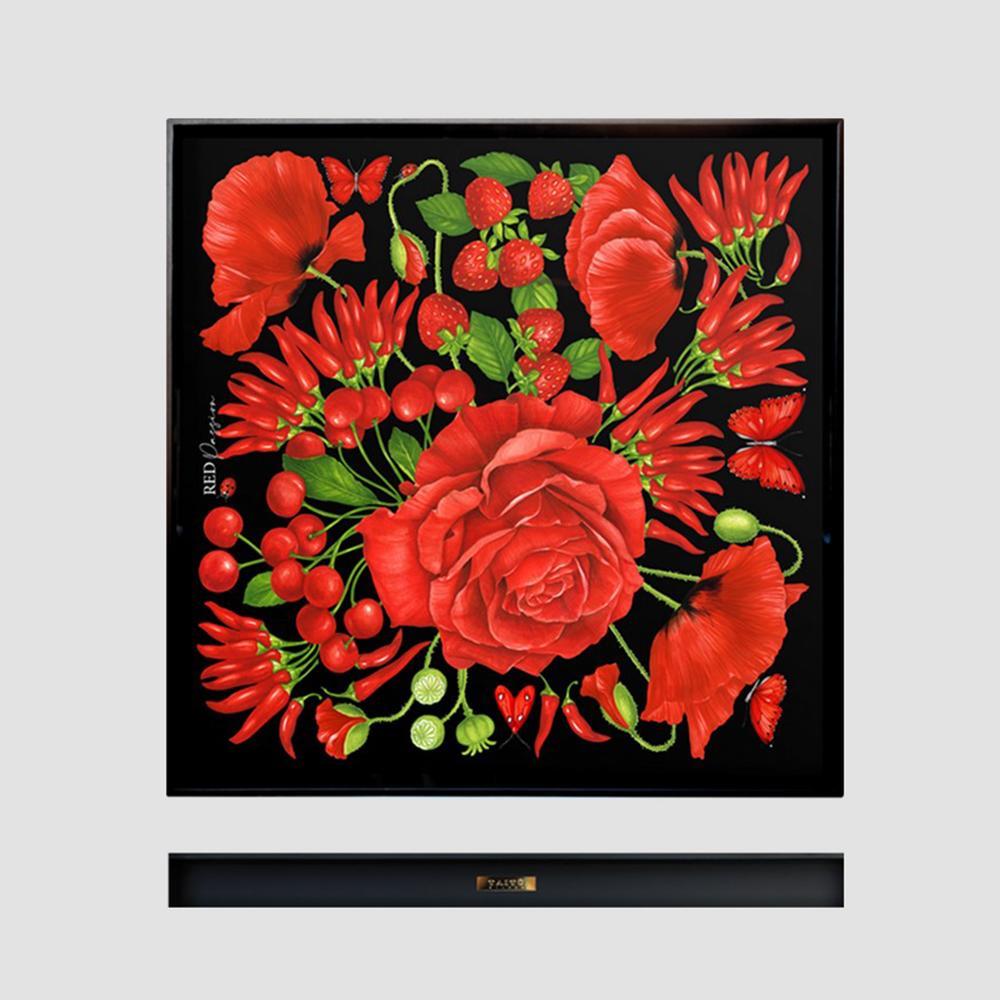 TAITU							 							RED PASSION VASSOIO QUADRATO