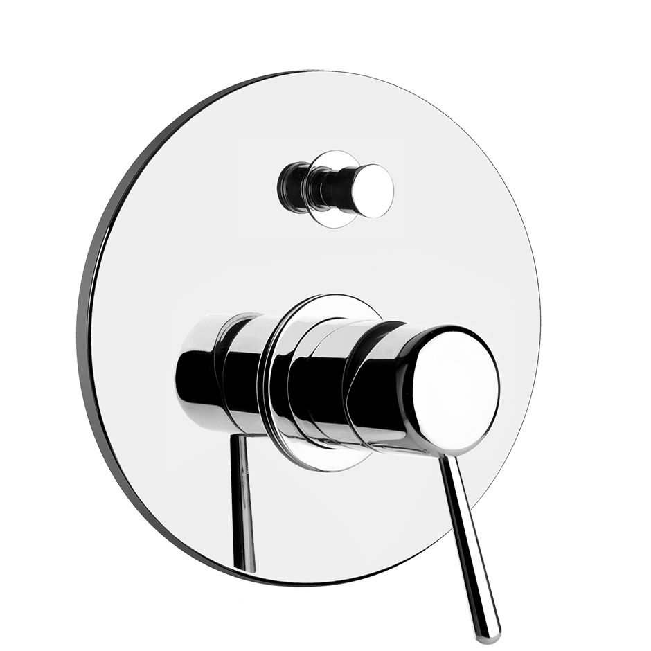 GOCCIA Parte esterna Miscelatore a parete 2 vie con deviatore automatico bagno/doccia-44678#031