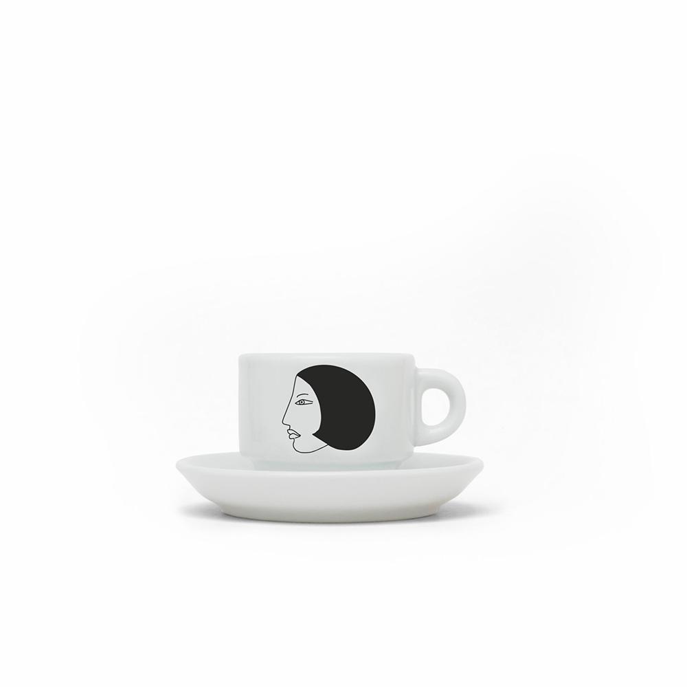 KIASMO TAZZA CAFFE CON PIATTINO SOPHIA II