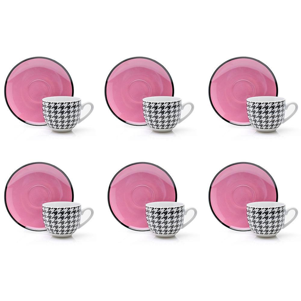 EVVIVA COCO SET 6 TAZZE ESPRESSO CON PIATTINO