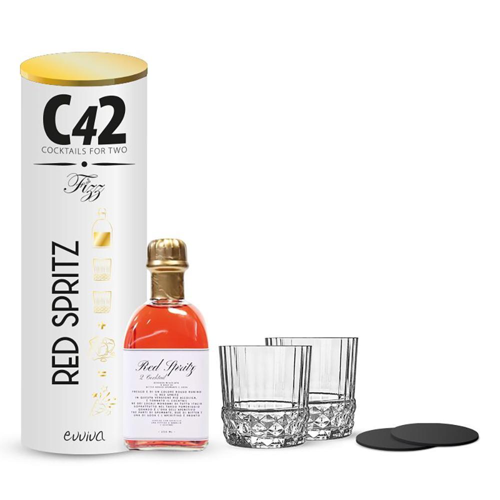 EVVIVA							 							FRIZZ COCKTAILS FOR TWO RED SPRITZ