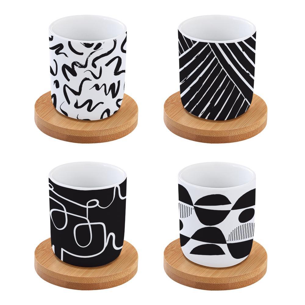 EASY LIFE GRAFFITI SET 4 BICCHIERINI