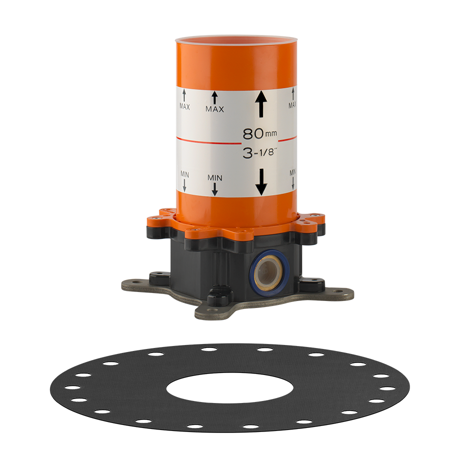 ORIGINI Parte incasso miscelatori lavabo/vasca da terra con bocca-46189#031
