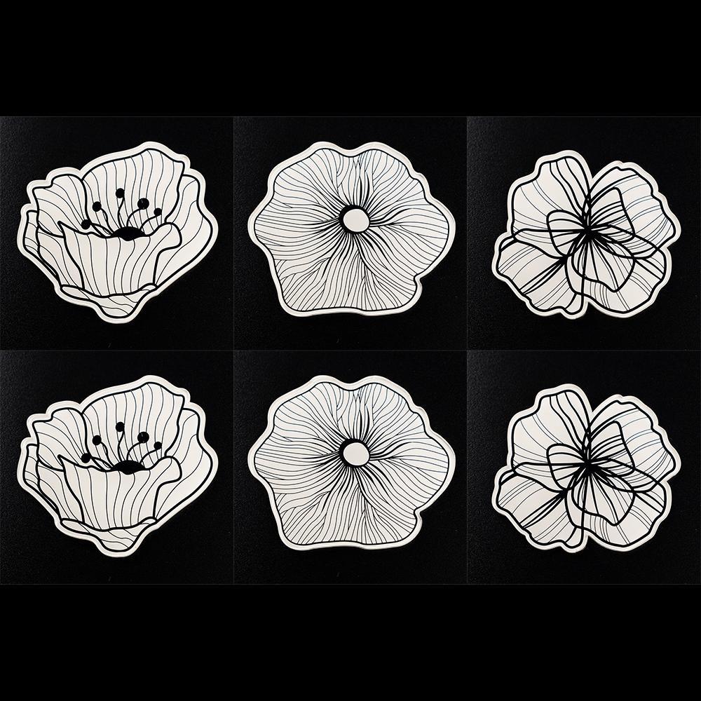 VESTA LE JARDIN SET 6 SOTTOBICCHIERI