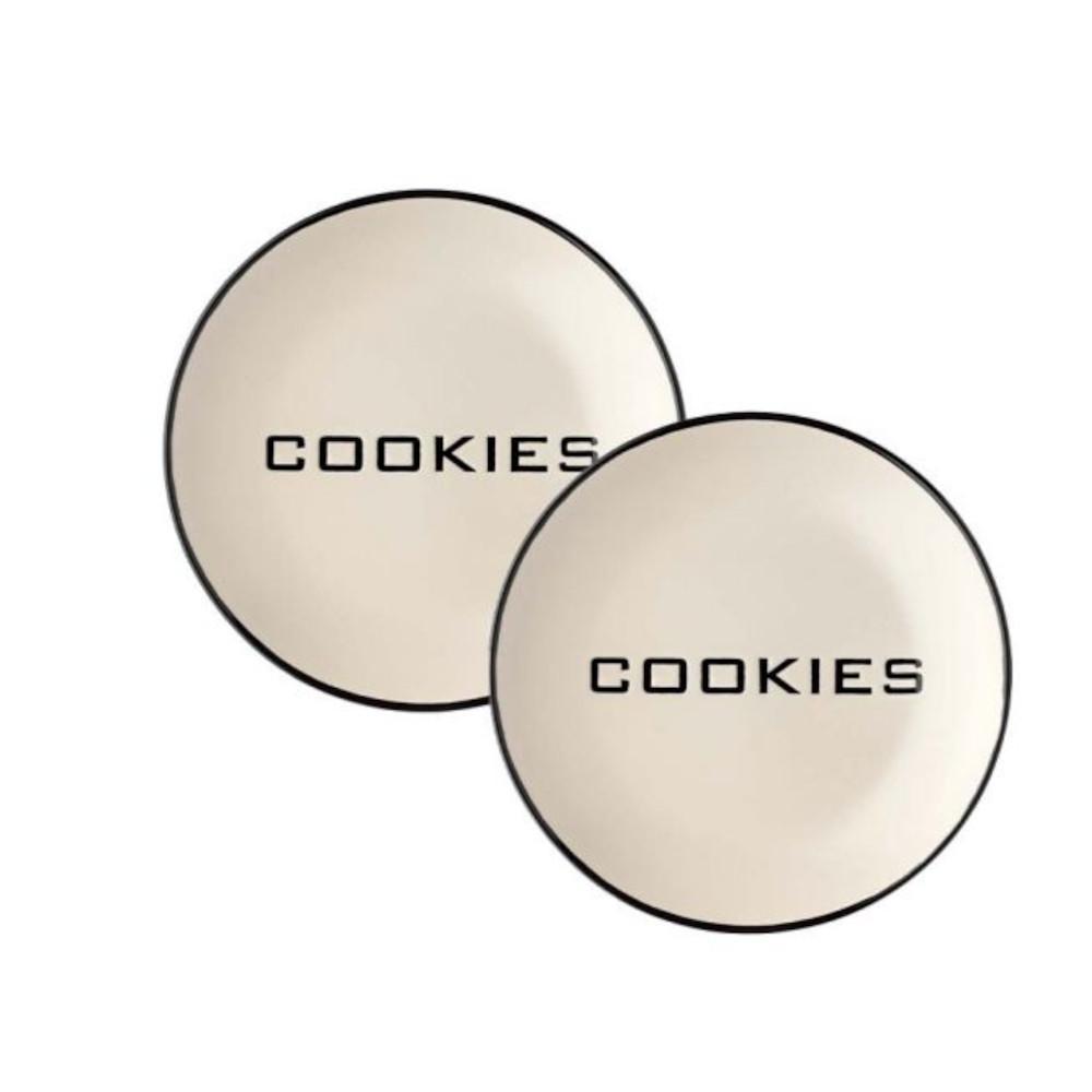 EVVIVA							 							VINTAGE SET 2 PIATTINI COLAZIONE