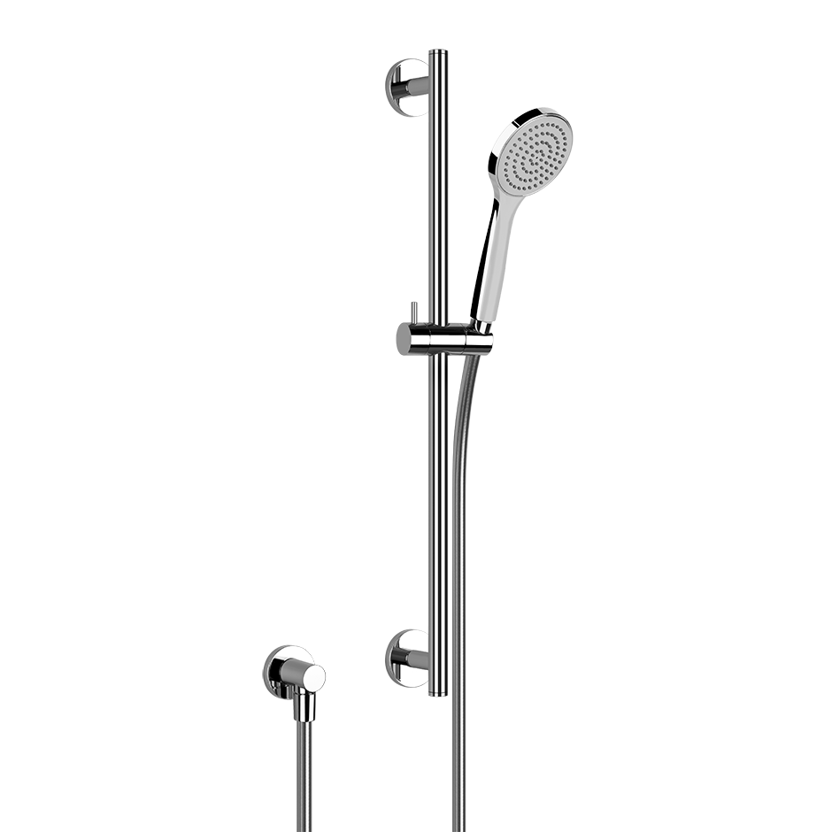 Asta saliscendi con presa acqua, doccetta anticalcare e flessibile 1,50 m-47306#299