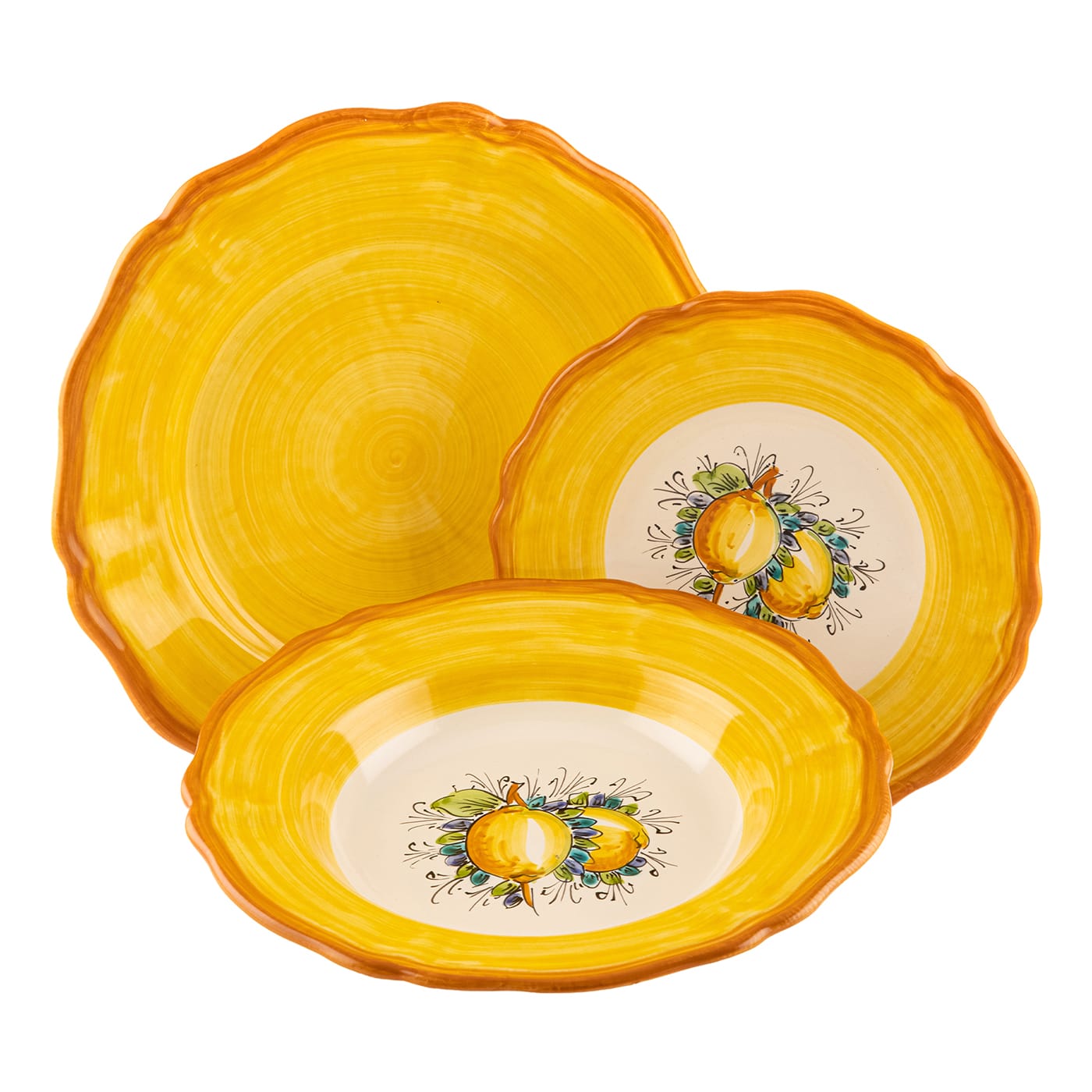 Set cena colore e frutta - Limoni