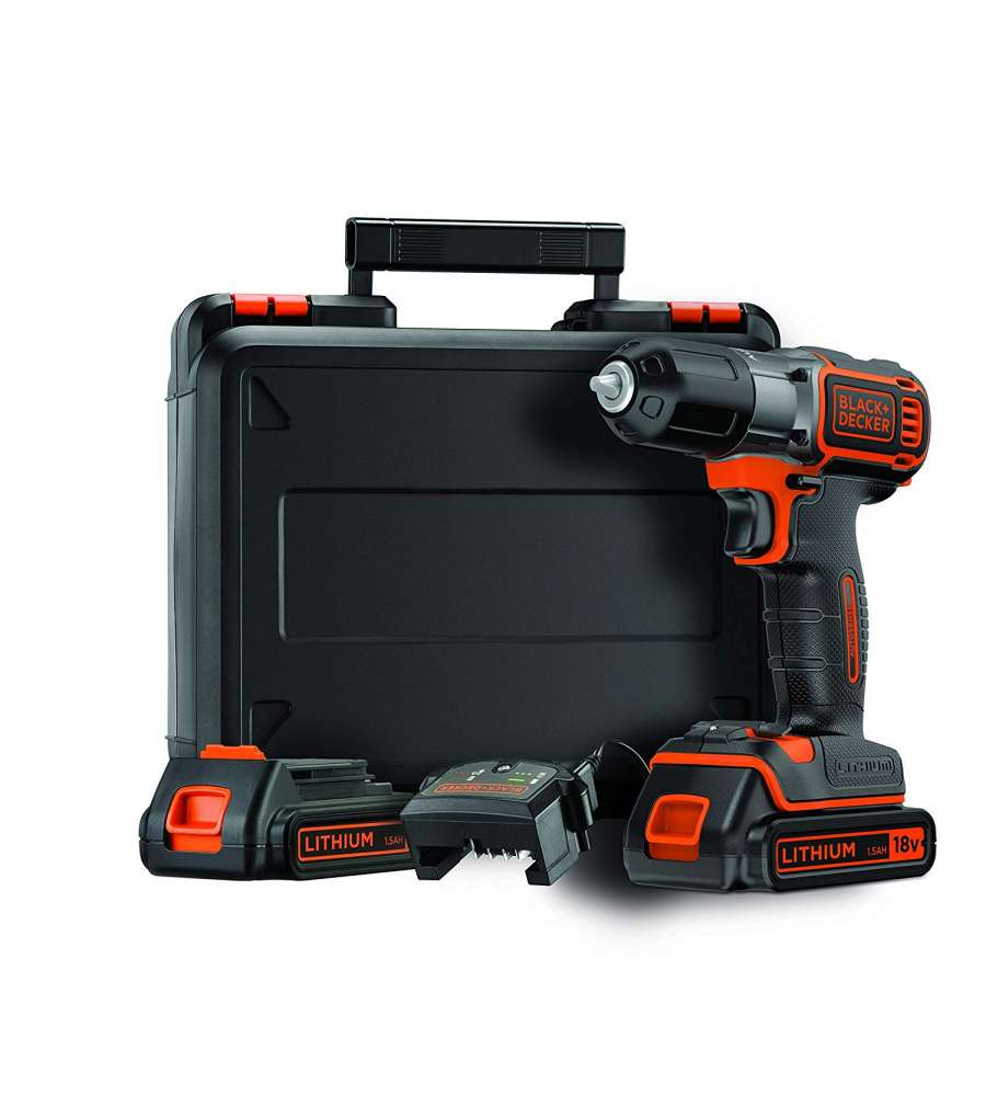 Trapano/avvitatore con doppia batteria Black+Decker