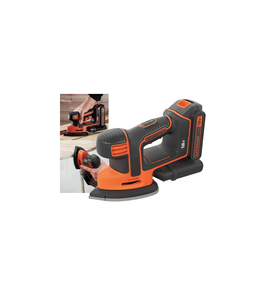 Levigatrici Mouse Black+Decker 18V Litio Bd Cds18