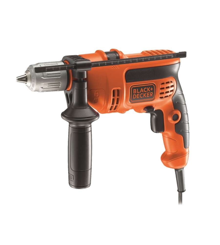 Black+Decker Trapano a Percussione 710 W - Inclusa Valigetta, 13mm Mandrino