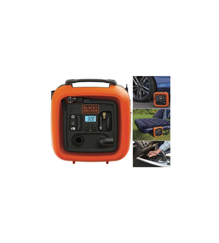 Compressore Black+Decker Portatile ASI 400