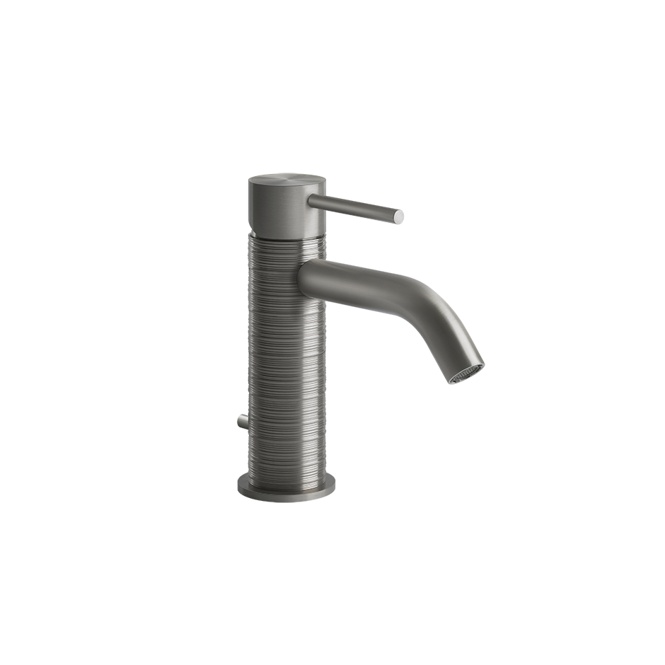 TRAME Miscelatore Lavabo con scarico con flessibili di collegamento-54301#239