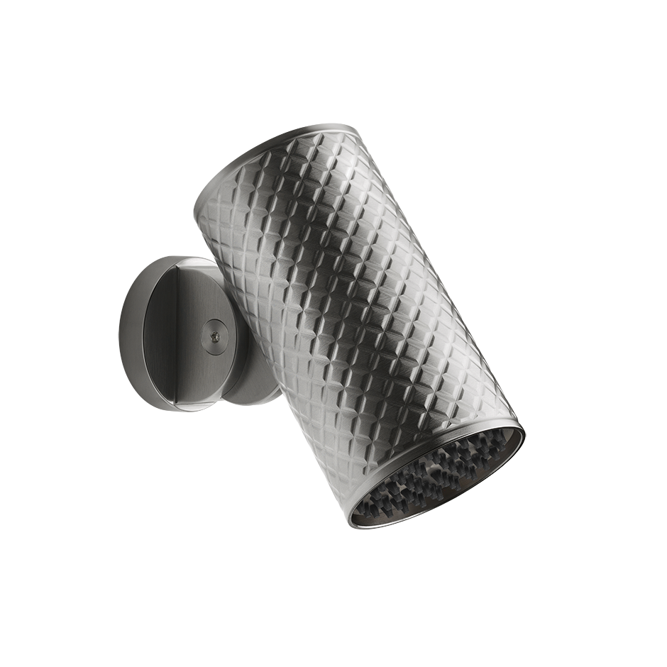 Soffione anticalcare Doccia a parete orientabile INTRECCIO. Funzione Pioggia.-57213#727