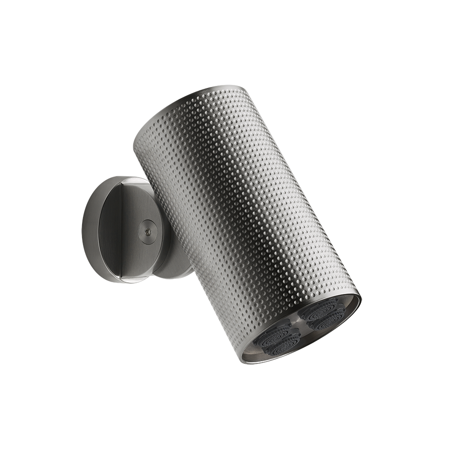 Soffione anticalcare Doccia a parete orientabile CESELLO. Funzione Multy-spray-57231#727