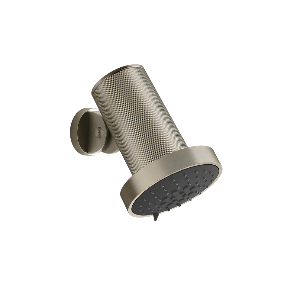 Soffione anticalcare a parete orientabile DIAMANTATO. Funzione PIOGGIA/SPRAY/MASSAGGIO.-57273#708