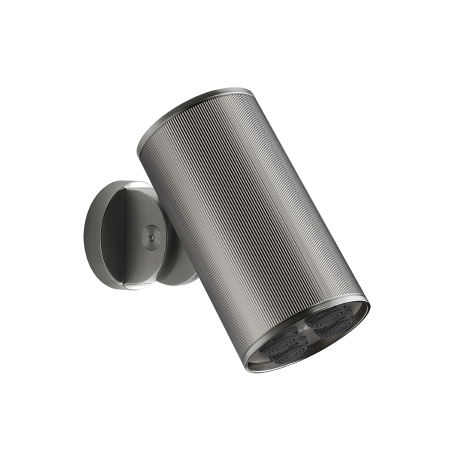 Soffione anticalcare Doccia a parete orientabile RIGATO. Funzione Multy-spray-57289#727