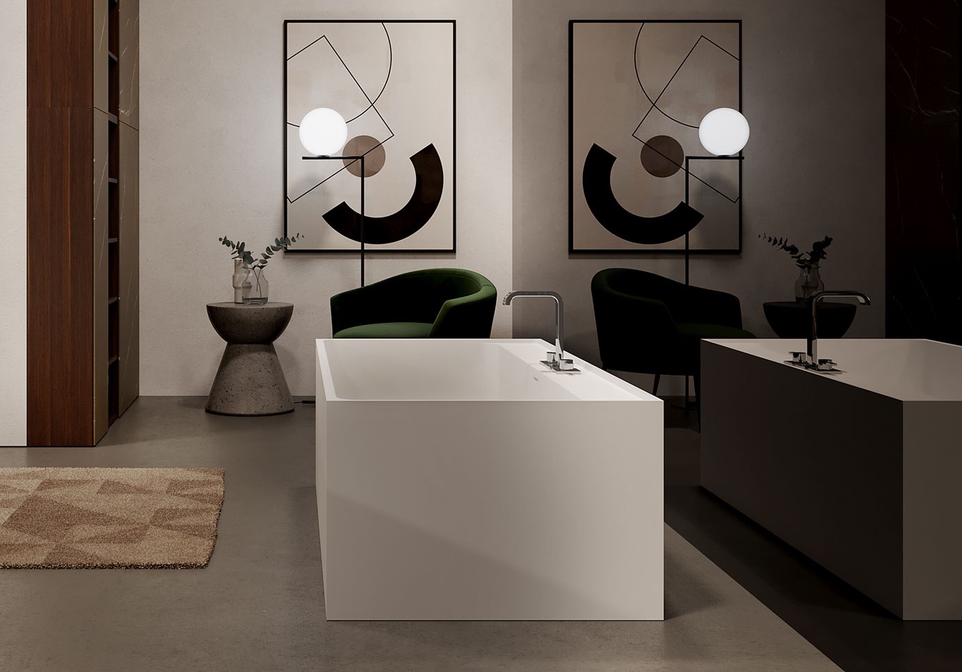 DISENIA VASCA FASHION A PARETE-FASHION