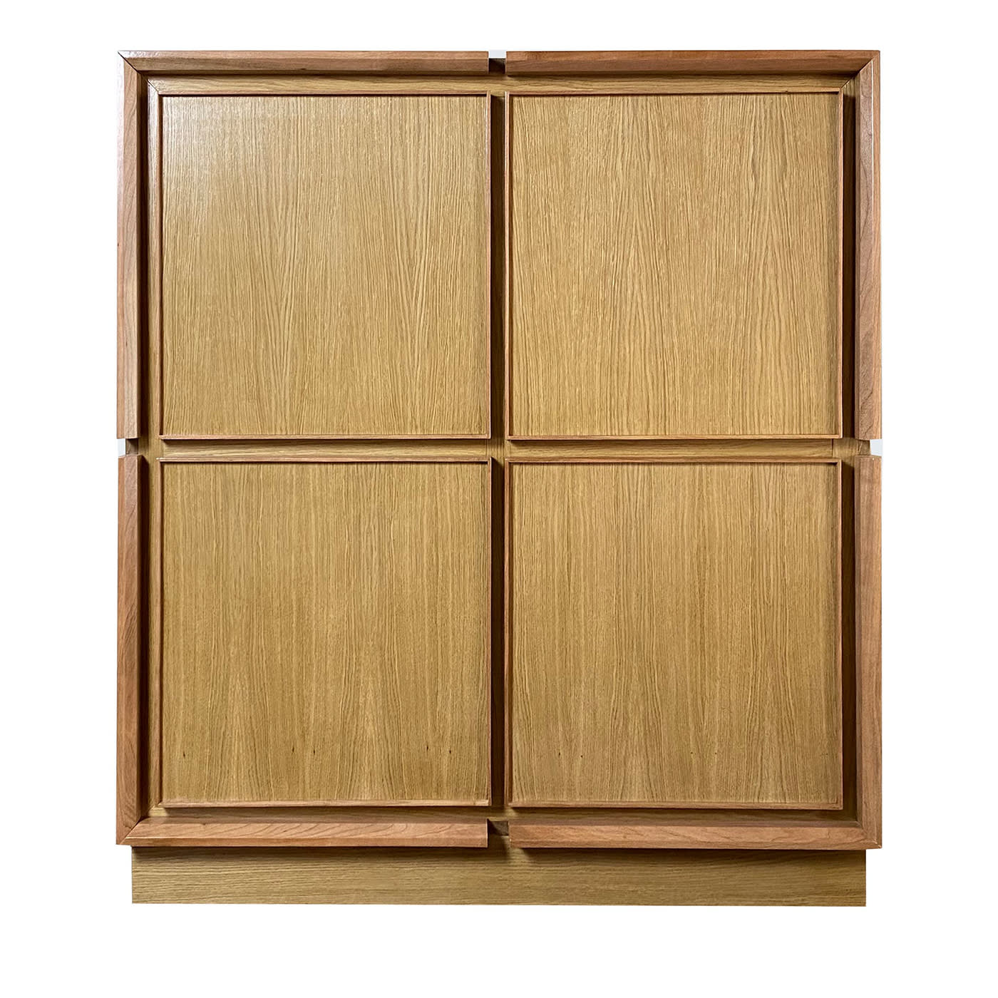 Credenza quadrata a 4 ante in rovere di Mascia Meccani