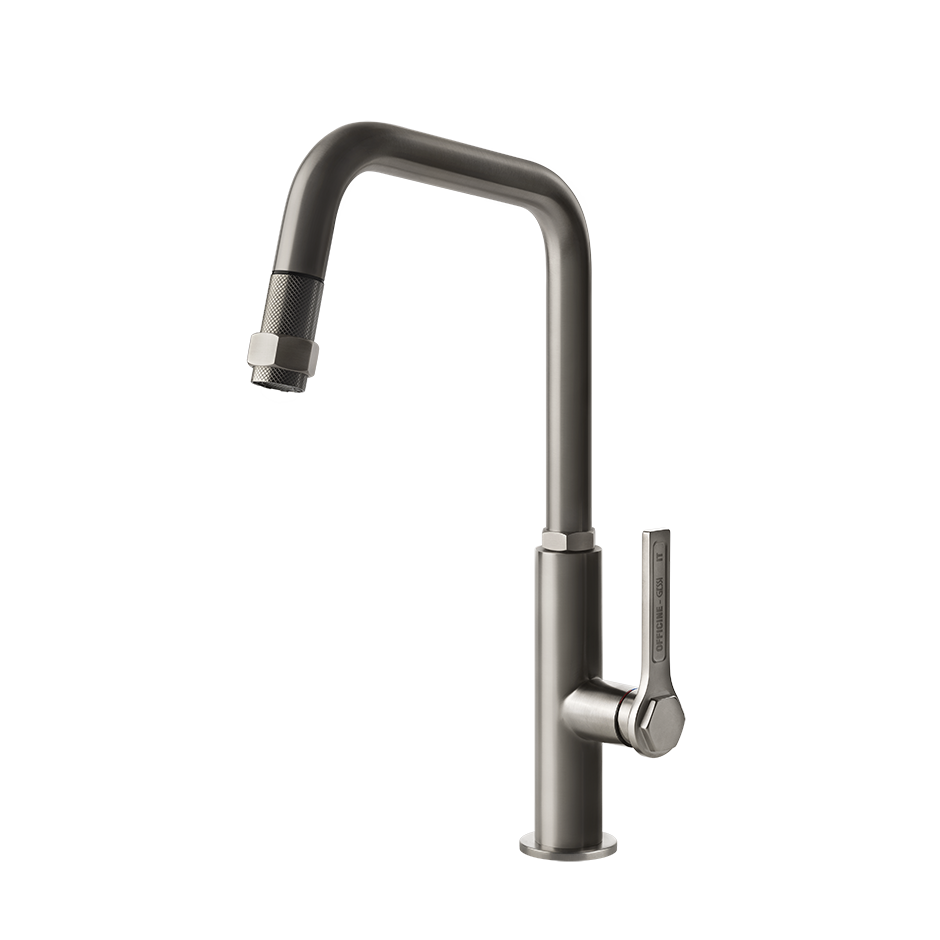 OFFICINE Miscelatore Monocomando girevole con doccetta monogetto-60053#031