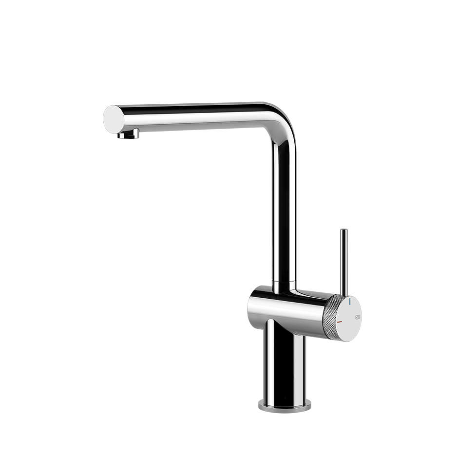 INEDITO - GODRONATO Miscelatore monocomando girevole-60471#031