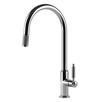 VENTI20 Miscelatore lavello monocomando girevole con doccetta estraibile-60622#031