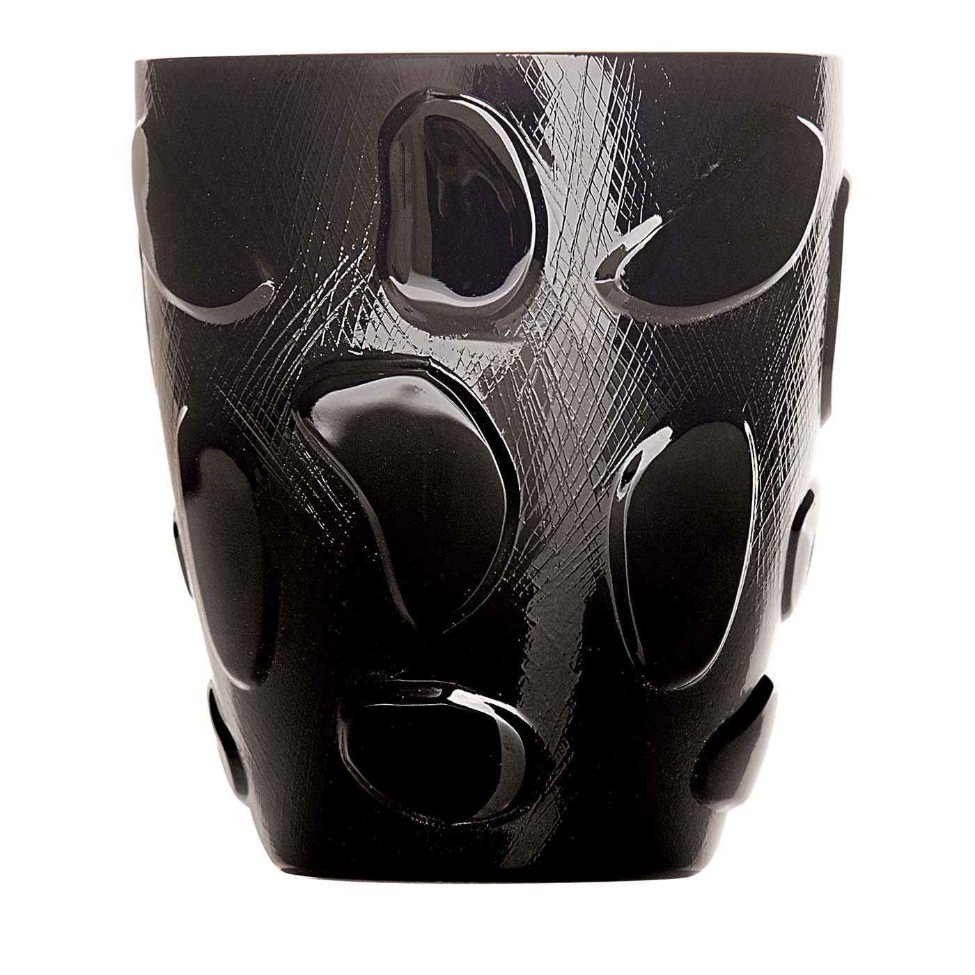 Bolle Nero Set di 2 doppi bicchieri Old Fashion di Michele De Lucchi con Alberto Nason