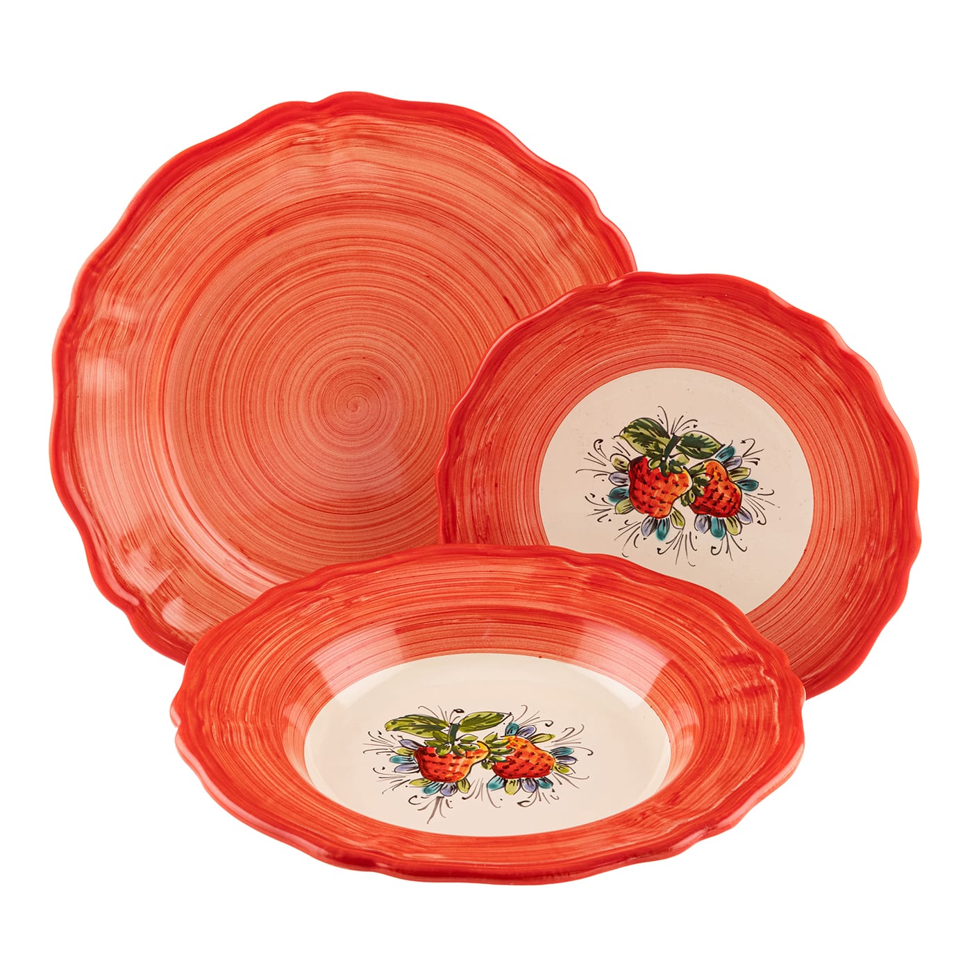 Set cena colore e frutta - Fragole