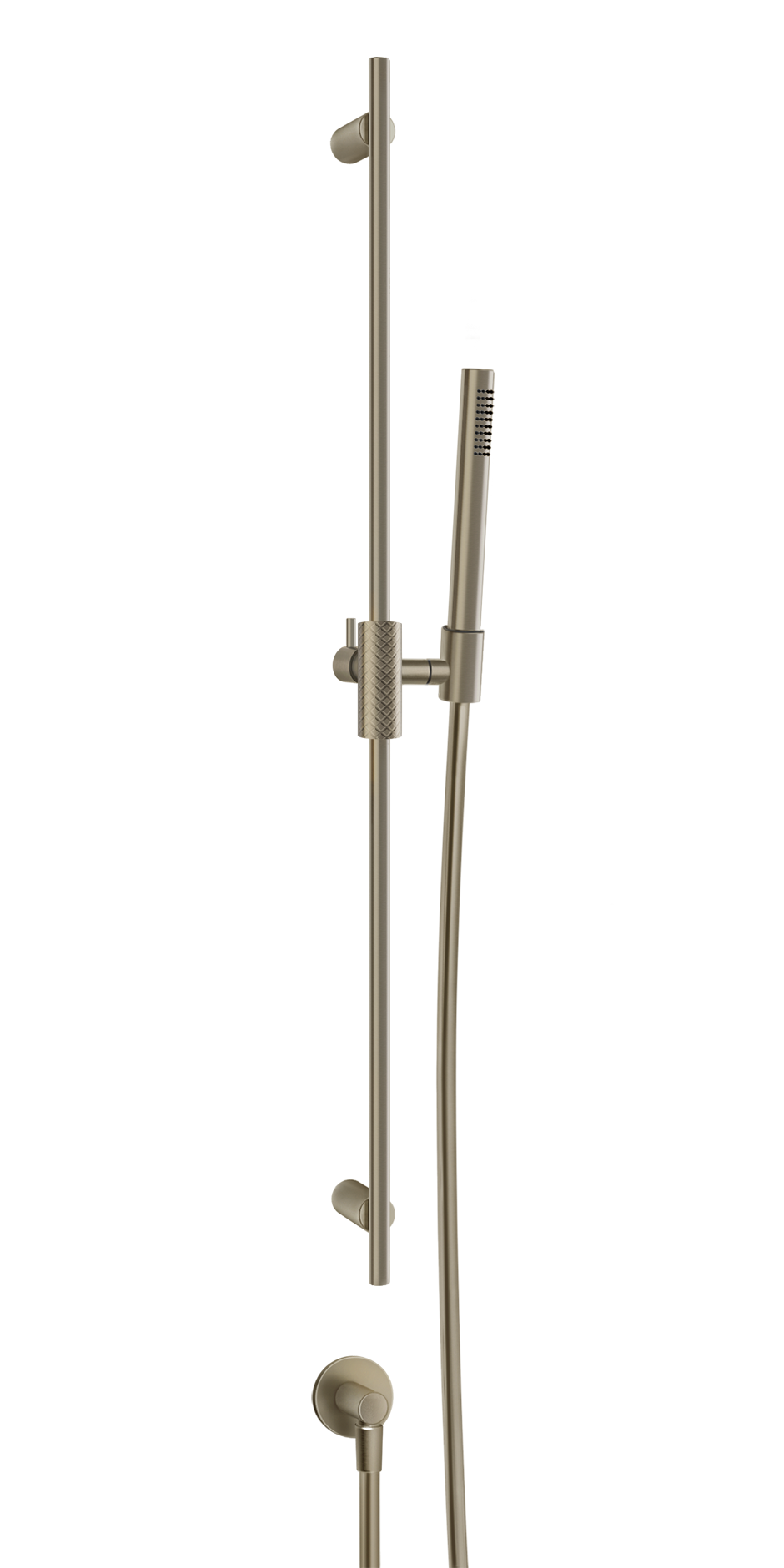 Asta saliscendi con presa acqua, doccetta anticalcare e flessibile 1,50 m. INTRECCIO-70142#031