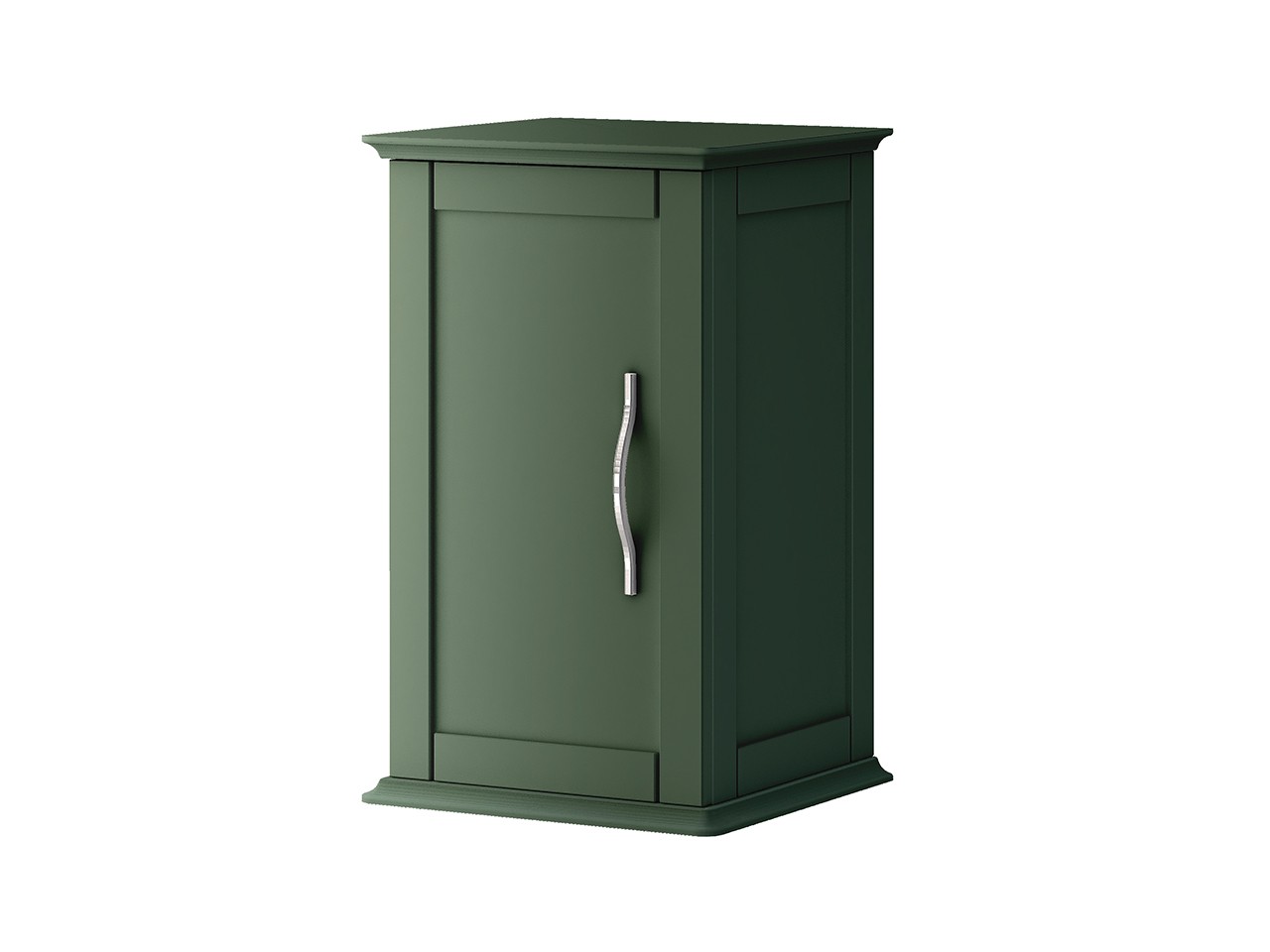 Pensile Bagno Classic 1 Anta 59x34 cm Verde Salvia Opaco-70869
