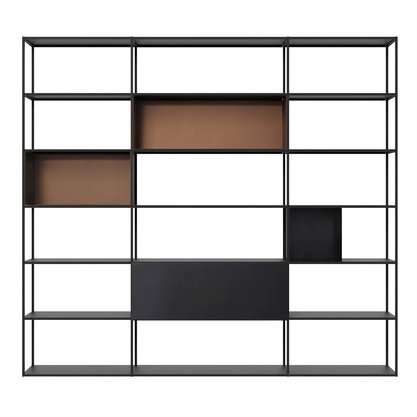 Libreria Easy Irony con scatole